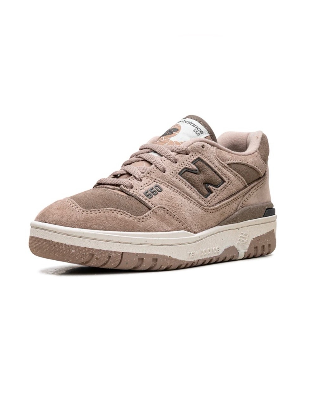 New Balance 550 Mushroom Suede Sneakers BBW550RD | Women’s 8 NWOT - Picture 2 of 12